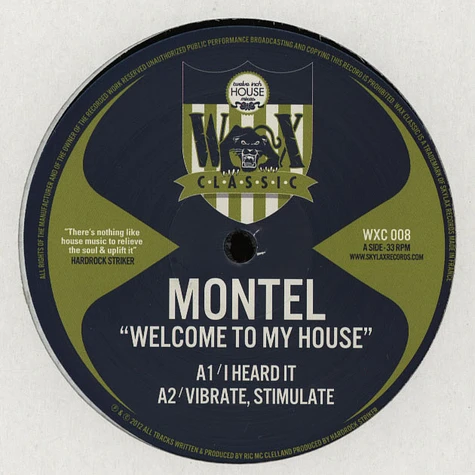 Montel - Welcome To My House