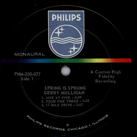 Gerry Mulligan Quartet - Spring Is Sprung