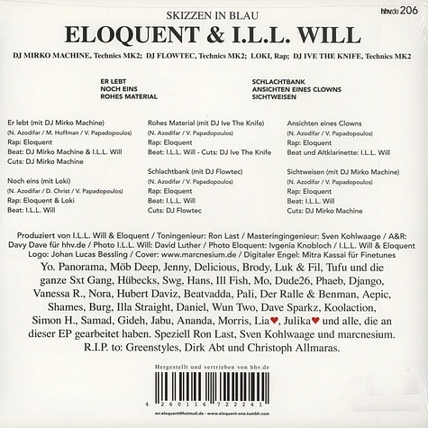 Eloquent & I.l.l. Will - Skizzen In Blau