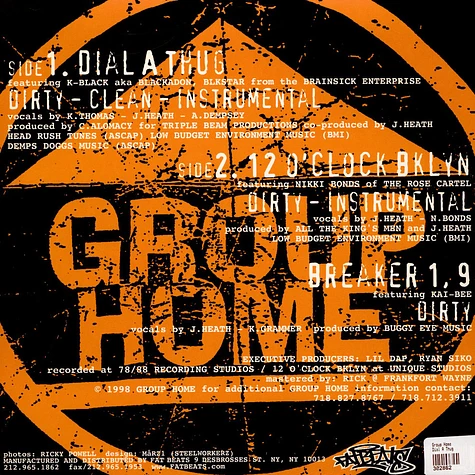 Group Home - Dial A Thug