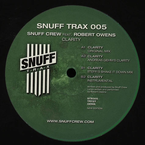 Snuff Crew - Clarity feat. Robert Owens