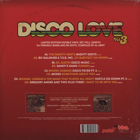 Disco Love - Volume 3: More Rare Disco & Soul Uncovered