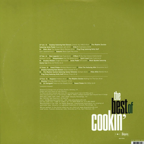 V.A. - The Best Of Cookin'