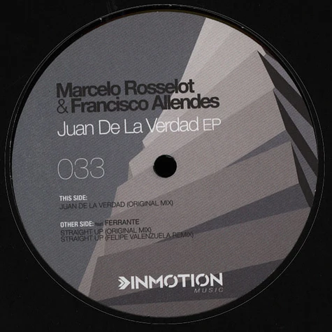 Marcelo Rosselot & Francisco Allendes - Juan De La Verdad EP