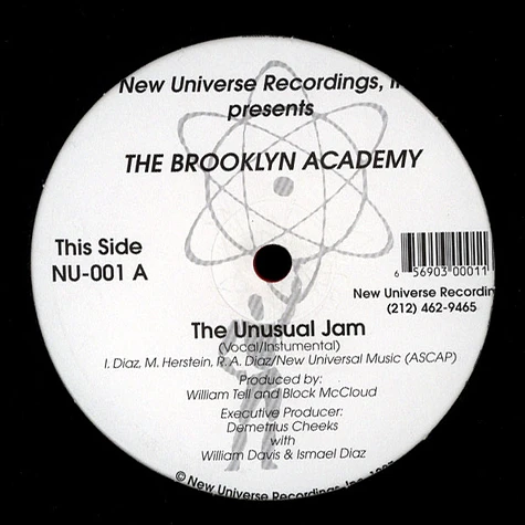 Brooklyn Academy - The Unusual Jam / Blind Fury (The Tempest)