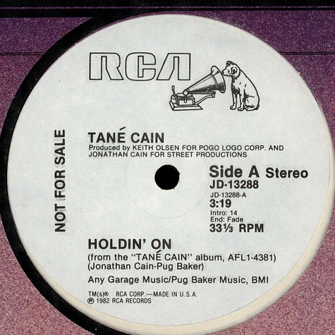 Tané Cain - Holdin' On