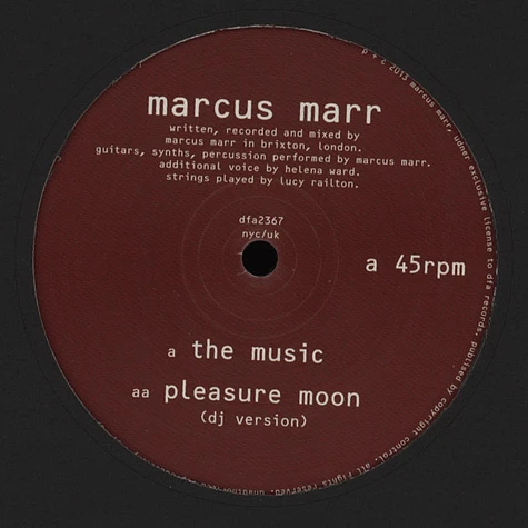 Marcus Marr - The Music
