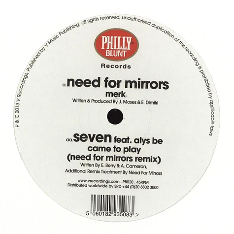 Need For Mirrors / Seven - Merk / Came To Play Remix feat. Alys Be NFM Remix