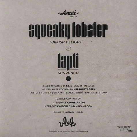 Squeaky Lobster / Lapti - Turkish Delight / Sunpunch