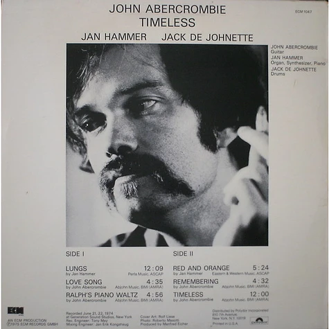 John Abercrombie, Jan Hammer, Jack DeJohnette - Timeless