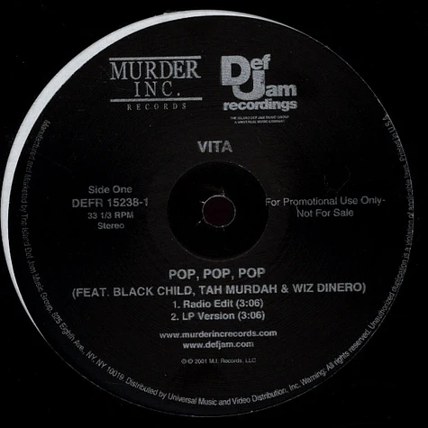 Vita Feat. Black Child, Tah Murdah And Wiz Dinero - Pop, Pop, Pop