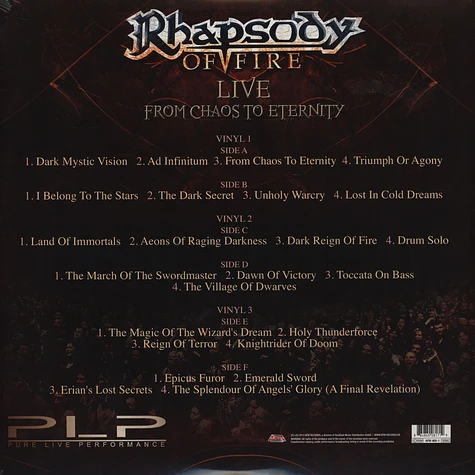 Rhapsody Of Fire - Live - From Chaos To Eternity