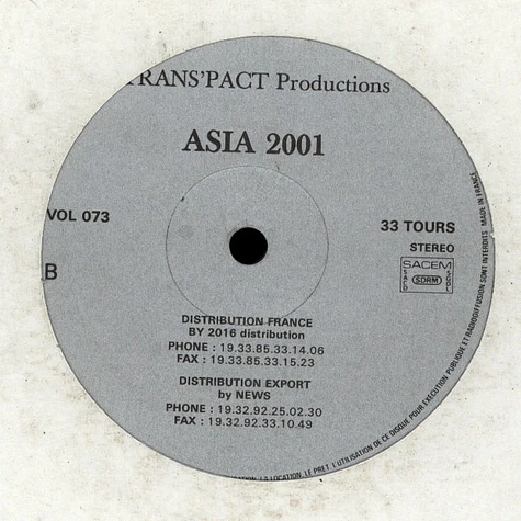 Asia 2001 - Guarana Cupana