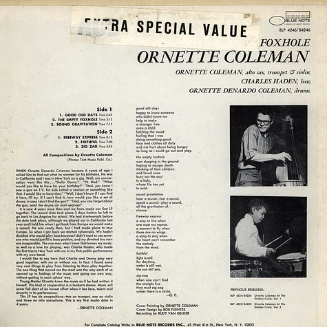 Ornette Coleman - The Empty Foxhole