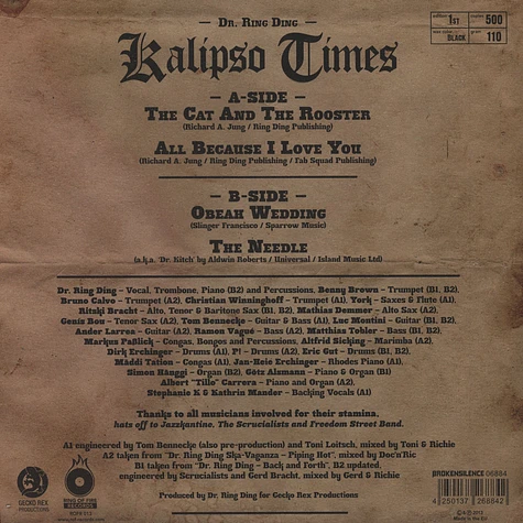 Dr. Ring Ding - Kalipso Times EP