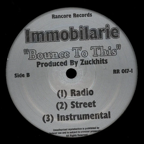 Immobilarie - 718 / Bounce To This