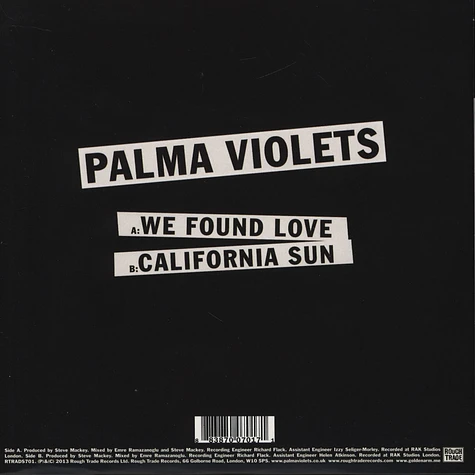 Palma Violets - We Found Love