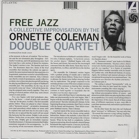 Ornette Coleman - Free Jazz