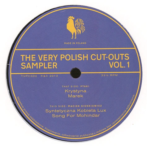 Ptaki / Maciek Sienkiewicz - The Very Polish Cut-Outs Volume 1