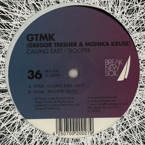 GTMK (Gregor Tresher & Monika Kruse) - Calling East