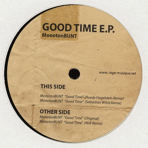 Monotonbunt - Good Time EP Remixes