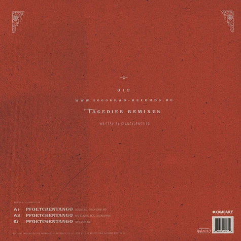 Klangkünstler - Tagedieb Remixes EP