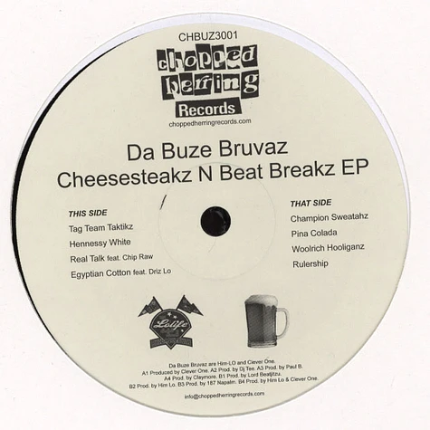 Da Buze Bruvaz - Cheesesteakz N Beat Breakz EP