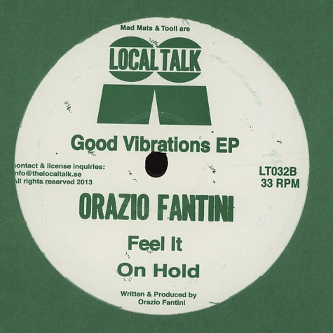 Orazio Fantini - Good Vibrations EP