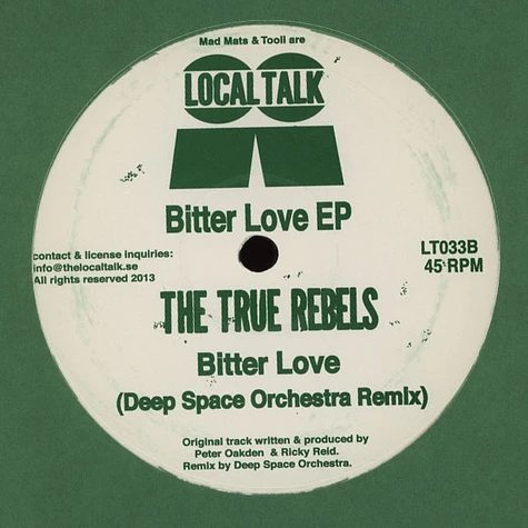 The True Rebels - Bitter Love EP
