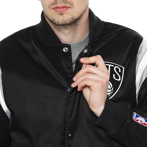 Mitchell & Ness - Brooklyn Nets NBA Division Satin Jacket