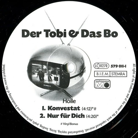 Der Tobi & Das Bo - Morgen Geht Die Bombe Hoch