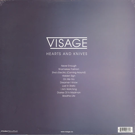 Visage - Hearts & Knives Colored Vinyl