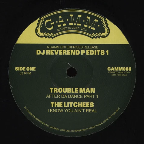 DJ Reverend P - Edits Pt. 1