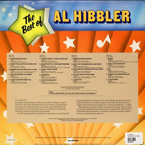 Al Hibbler - The Best Of Al Hibbler