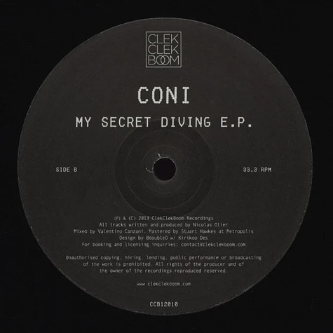Coni - My Secret Diving EP