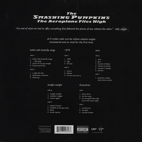 The Smashing Pumpkins - Aeroplane Flies High Deluxe Edition