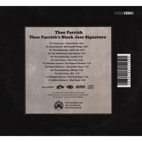 Theo Parrish - Black Jazz Signature