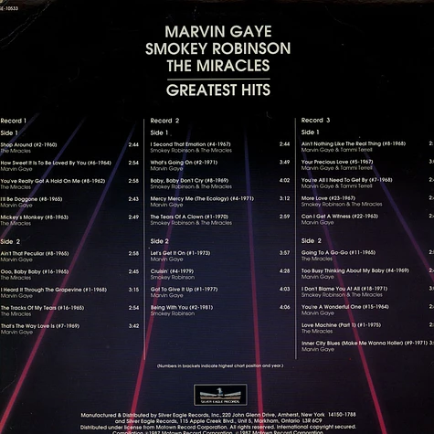 Marvin Gaye / Smokey Robinson / The Miracles - Greatest Hits