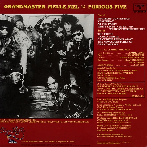 Grandmaster Melle Mel & The Furious Five - Grandmaster Melle Mel And The Furious Five