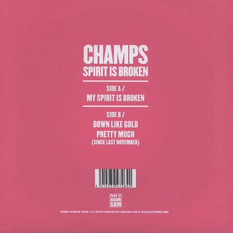Champs - Spirit Is Broken EP