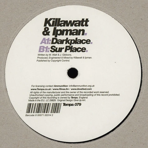 Killawatt & Ipman - Darkplace