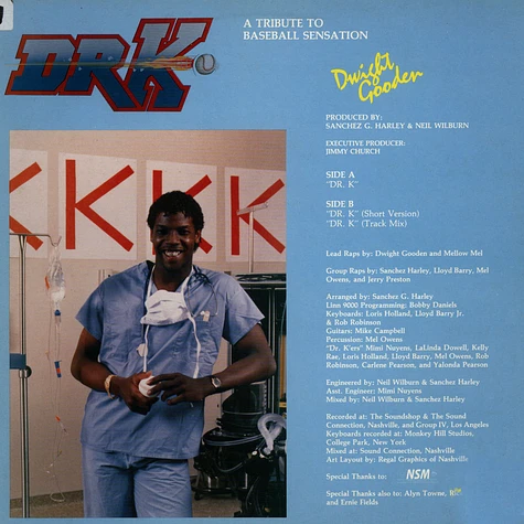 Dwight Gooden Featuring The MCL Rap Machine - Dr. K