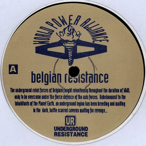 Underground Resistance - Belgian Resistance