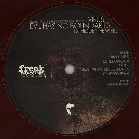 Dylan / Cativo - Virus / Evil Has No Boundaries DJ Hidden Remixes