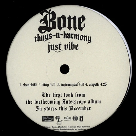 Bone Thugs-N-Harmony - Just Vibe