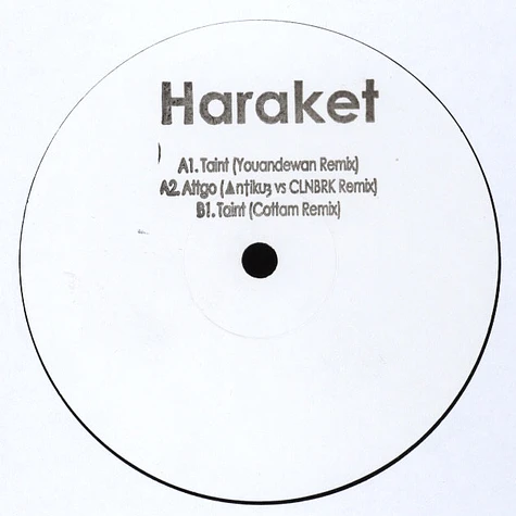 Haraket - Taint / Attgo Limited Remixes