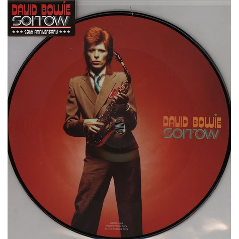 David Bowie - Sorrow 40th Anniversary Picture Disc