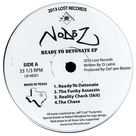 NoDoz - Ready To Detonate EP