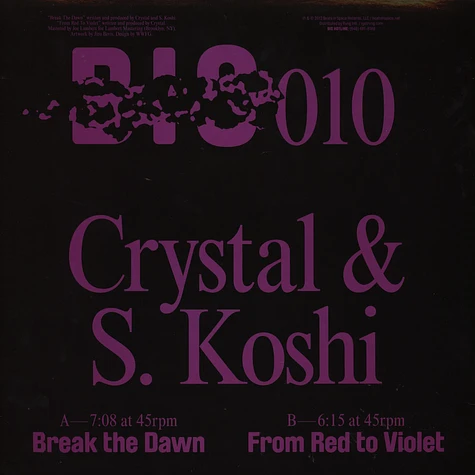 Crystal - Break The Dawn