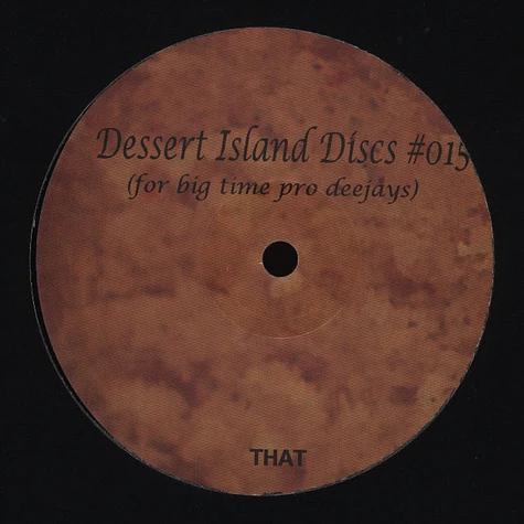 Zej Burton / Griffin - Dessert Island Discs 14